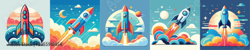 VECTOR ROCKET FLATDESIGN