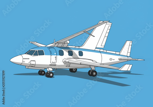airplane on the ground