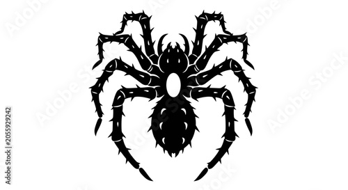 фотографія Black Silhouette Spider Graphic Icon