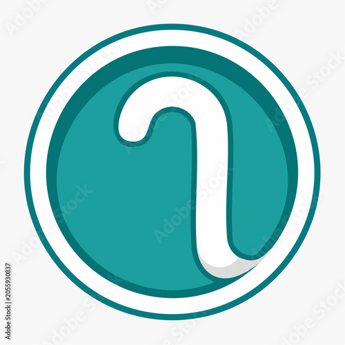 Stylized Number 1 Icon
