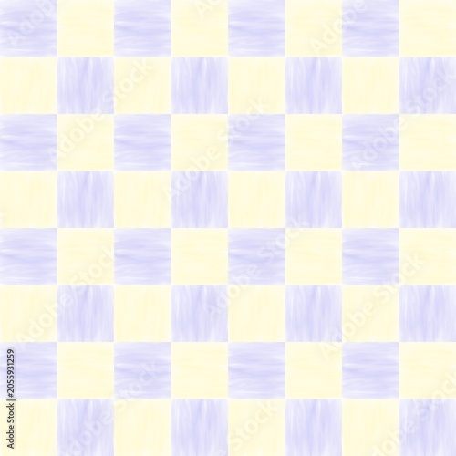 Pastel watercolor checkerboard seamless pattern for fabric textile printing and phone case design.