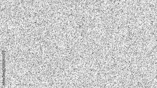 Abstract tv static noise background vector isolated on white backdrop. Rough asphalt sand texture background. 