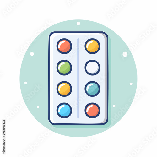 Pill Blister Pack Icon