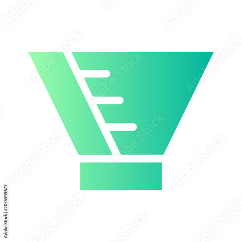 Tableau sur toile elizabethan collar gradient icon