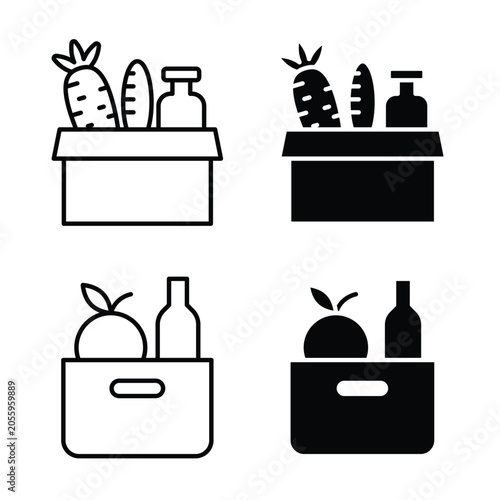 Food donation icon