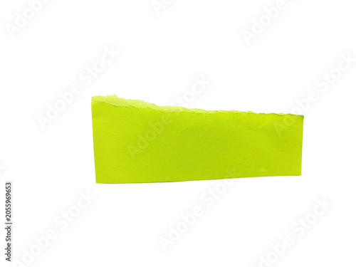 Bright yellow abstract trapezoid shape