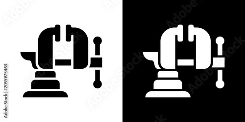Obraz na płótnie Vice Icon Set Multiple Style Collection