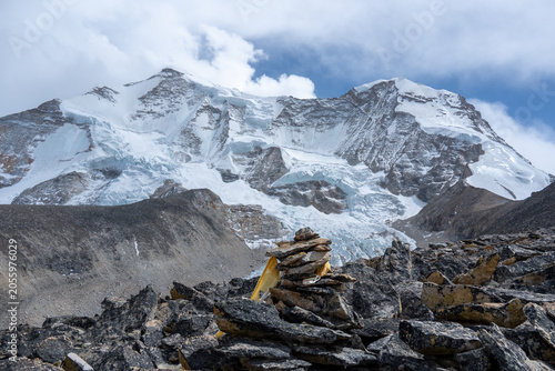 Fotografía The beautiful snow-capped mountains in Tibet, China