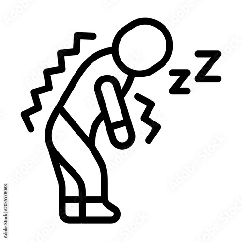 фотографія Narcolepsy icon line
