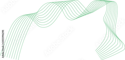 Vector illustration of white shirt and tie on abstract wave background design