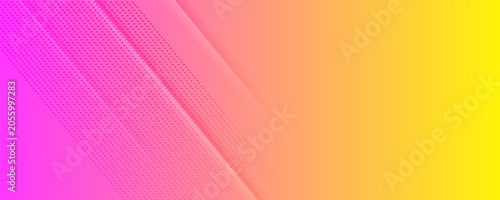 Tableau sur toile Colorful abstract background featuring diagonal lines and dotted accents with a modern vibrant style