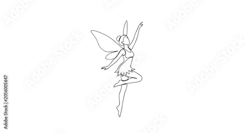 Konstfotografi Tinker Bell Fairy in Flight 1.