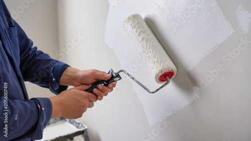 Tableau sur toile Wall Painting and Room Renovation Process
