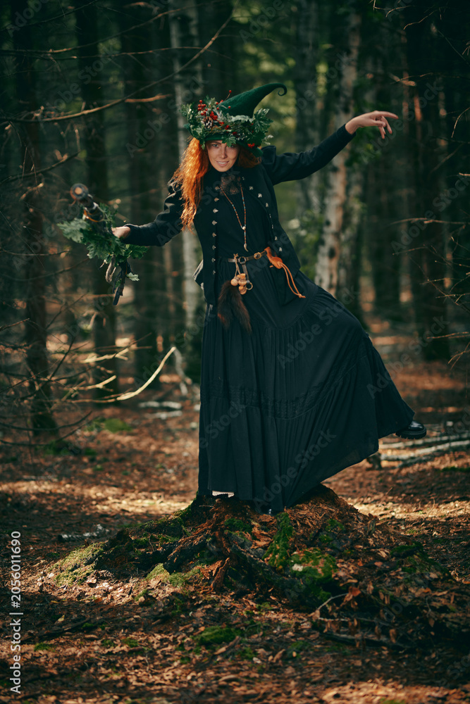 Naklejka premium Forest Ritual Dancer