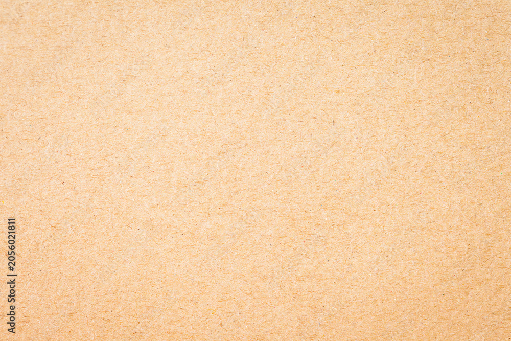 Fototapeta premium Brown kraft paper texture background, recycled paper sheet for design.