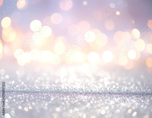 Soft bokeh lights create a dreamy and magical atmosphere.