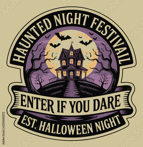 Happy Halloween T shirt design illustrator vector .