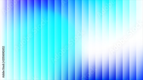 Obraz na płótnie Abstract blue vertical stripe background with cyan gradient light effects for di