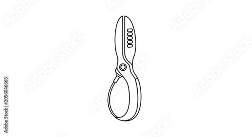 Ergonomic garden pruning shears for plant maintenance