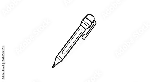 Modern ballpoint pen for writing and professional work