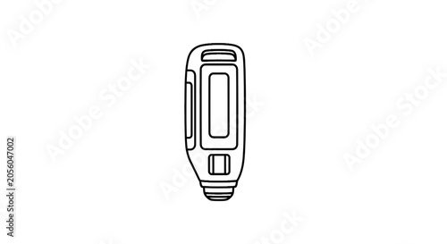 Handheld electronic remote or measurement device