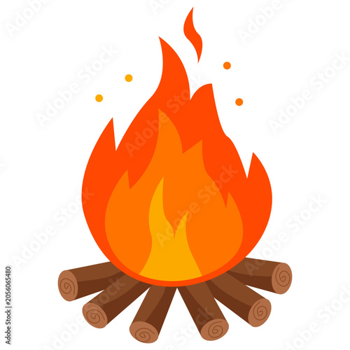 bonfire vector