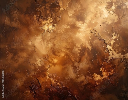 A textured abstract background in warm golden and brown tones.