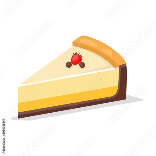 Yellow gift box with red flower on white background