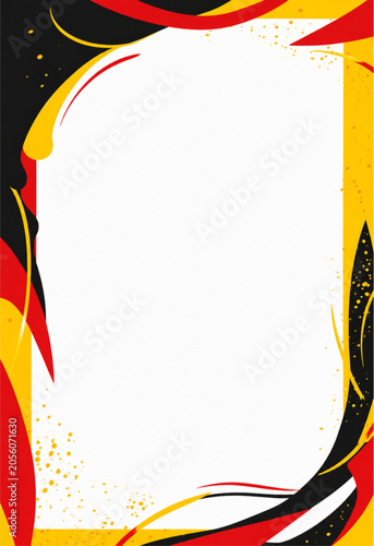 Patriotic twibbon frame with vibrant national flag colors and modern vector style.