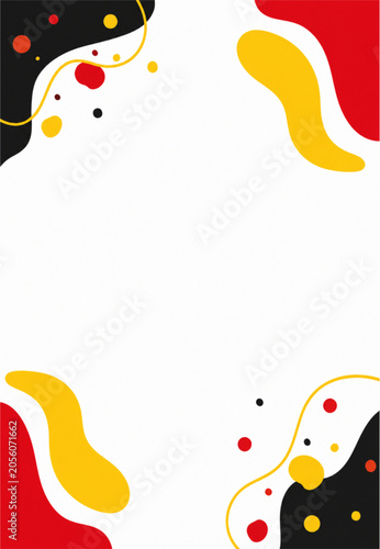 Modern twibbon template featuring elegant national color combinations and dynamic shapes