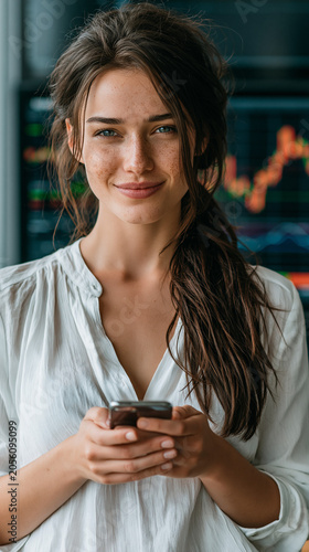 Businesswoman with Smartpho...