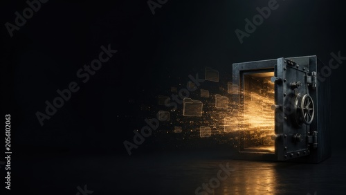 Digital Data Vault Security Concept With Secure File Storage and Information Protection