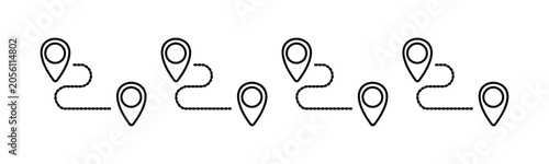 Tableau sur toile a vector  location system for travel