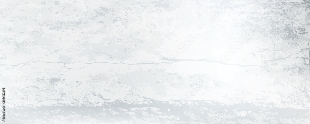 Obraz premium Distressed white and light gray concrete texture with cracks, rough patches and subtle stains, ideal as a vintage grunge wall background or industrial design overlay