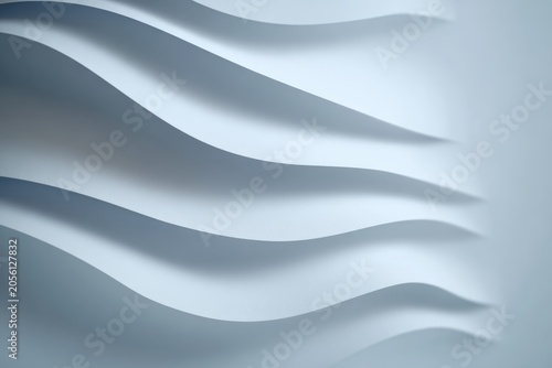 Soft Blue Abstract Wave Background