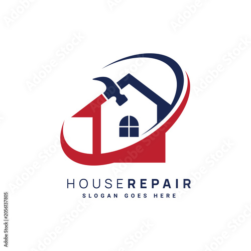 House Repair and Construction Logo Design