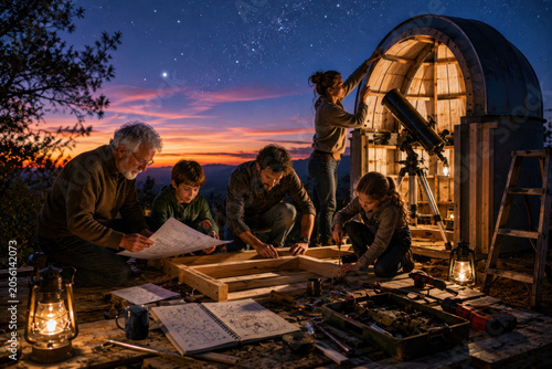 Family Legacy Projects – Building a Backyard Observatory for Future Generations