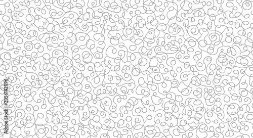 Abstract Swirls Pattern - Seamless Doodle Background