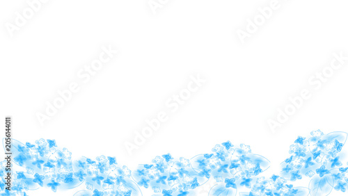 紫陽花（あじさい）の背景、手書きイラスト。