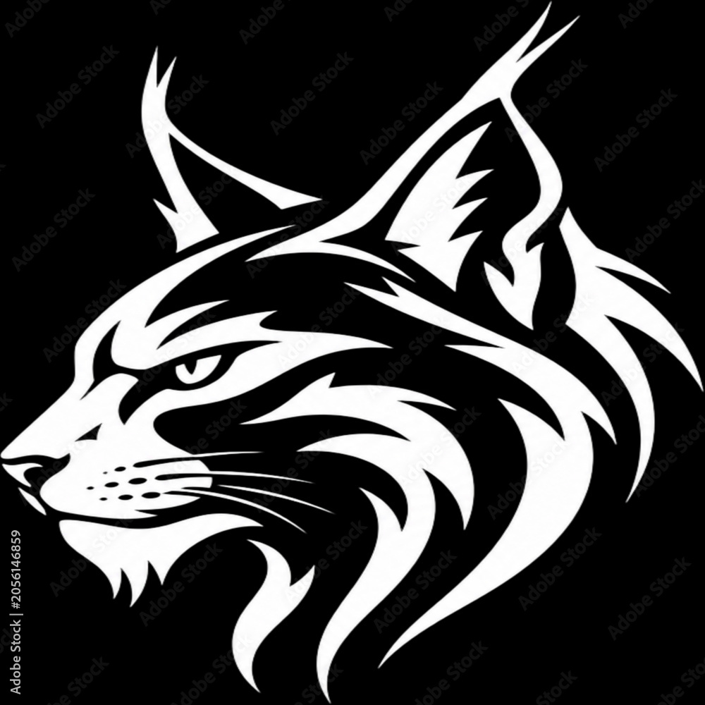 Obraz premium tiger head vector