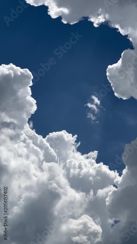 blue sky with clouds
