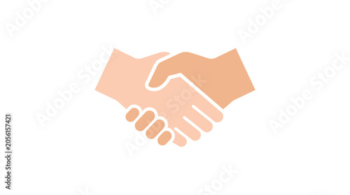 Two hands shaking, representing agreement, partnership, and trust