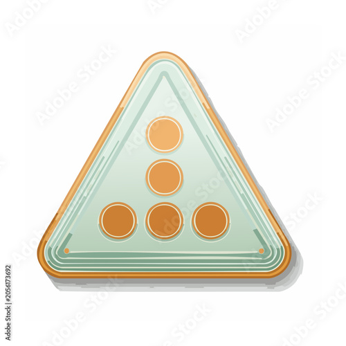 Flat design shopping bag with orange circles
