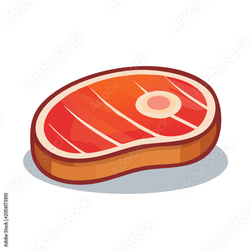 Minimalist 3D sushi roll with chopsticks
