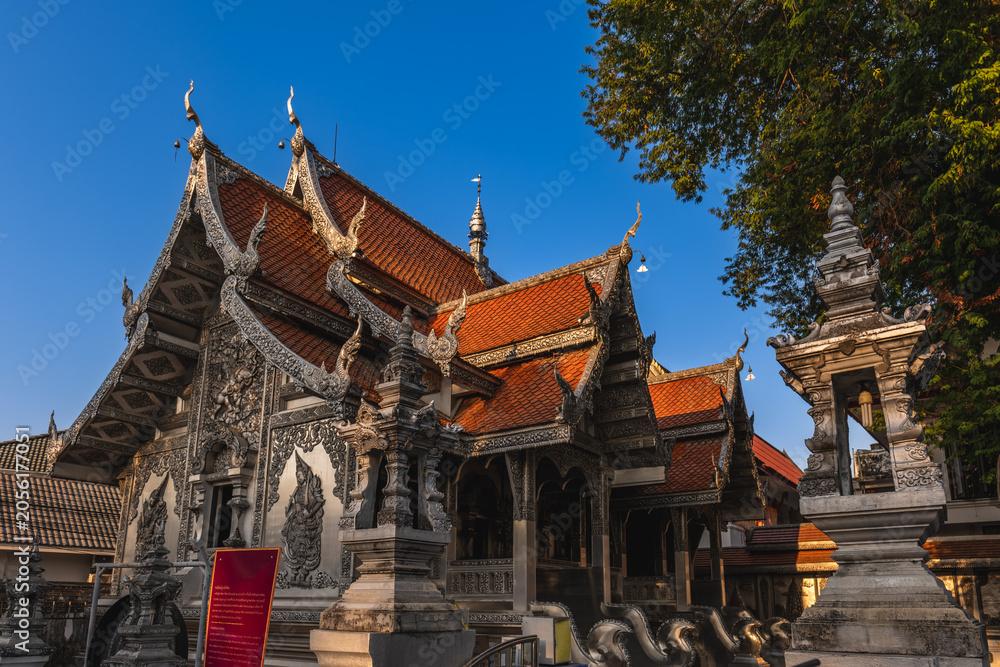 Fototapeta premium Wat Muen San, the second silver temple in chiang mai, thailand