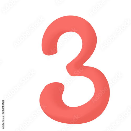 number three 