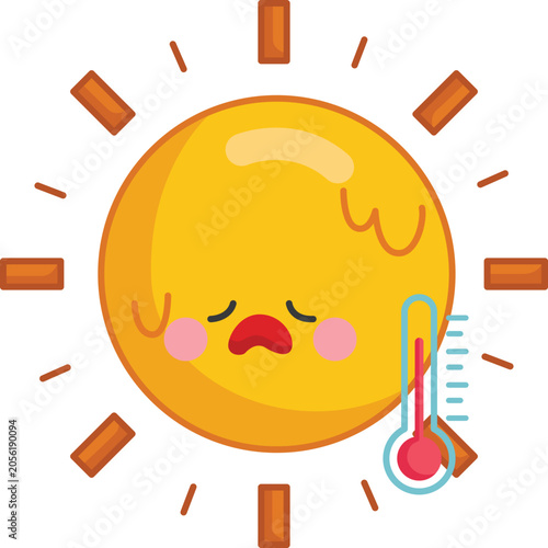 a vector of weathers icon 