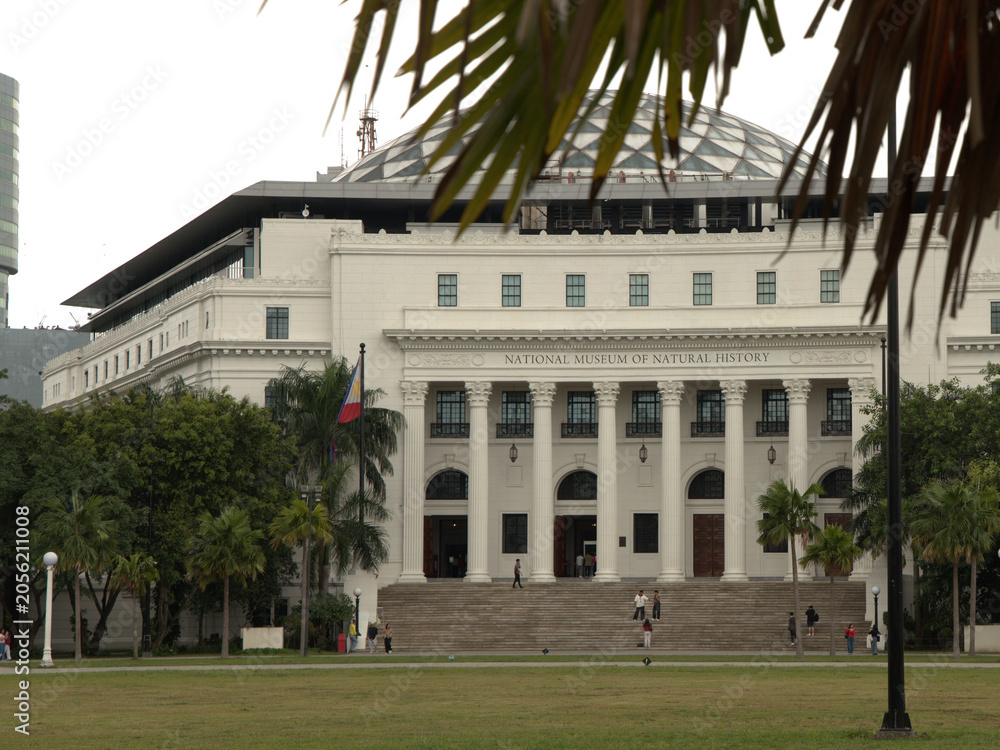 Naklejka premium National Museum of Natural History Neoclassical Architecture in Manila Philippines