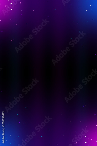 abstract blue background with stars