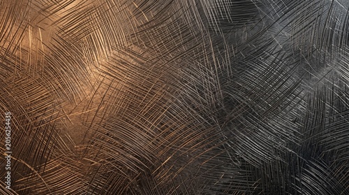 Textured metallic background with dark and light patterns  